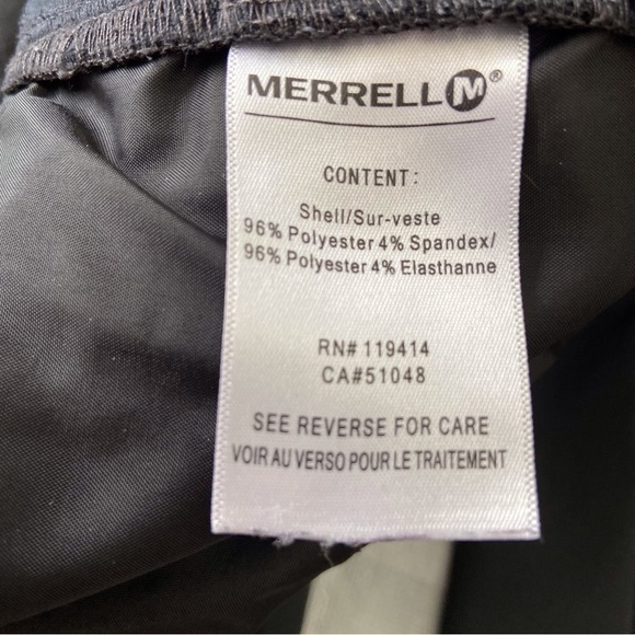 Merrell aeroblock trousers stretch pants 6 grey charcoal adventure-ready hicking - Picture 8 of 15